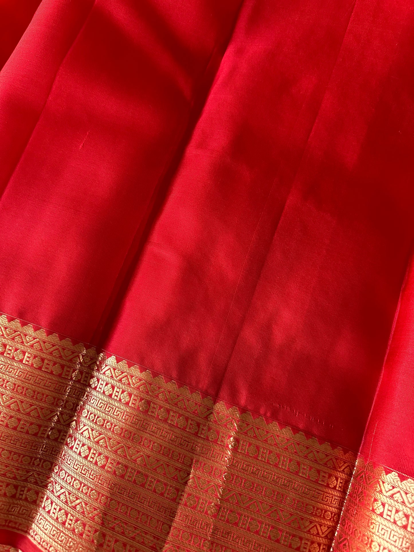 Red Kanjivaram Pure Silk Saree