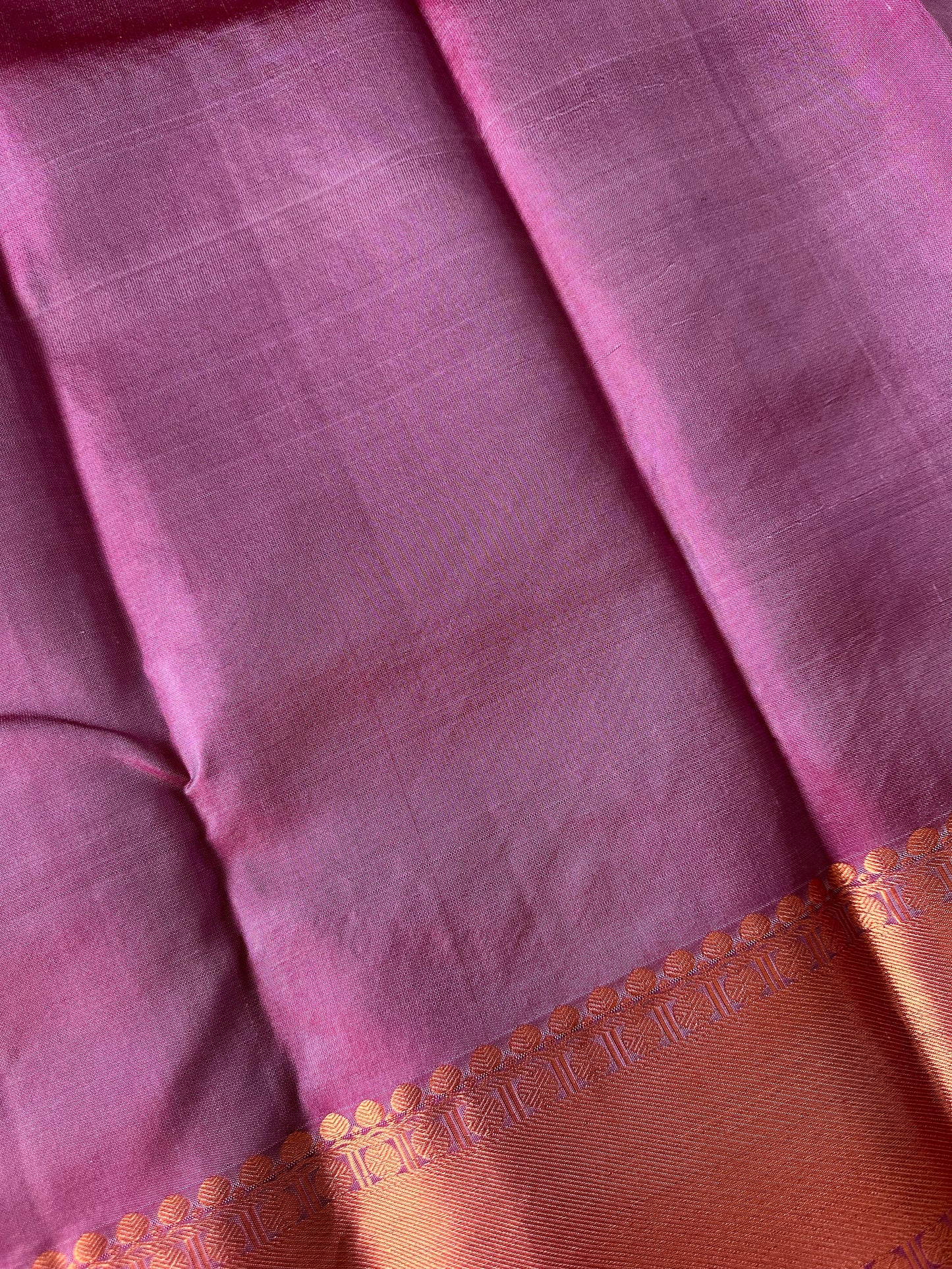 Mauve Purple Kanjivaram Pure Silk Saree