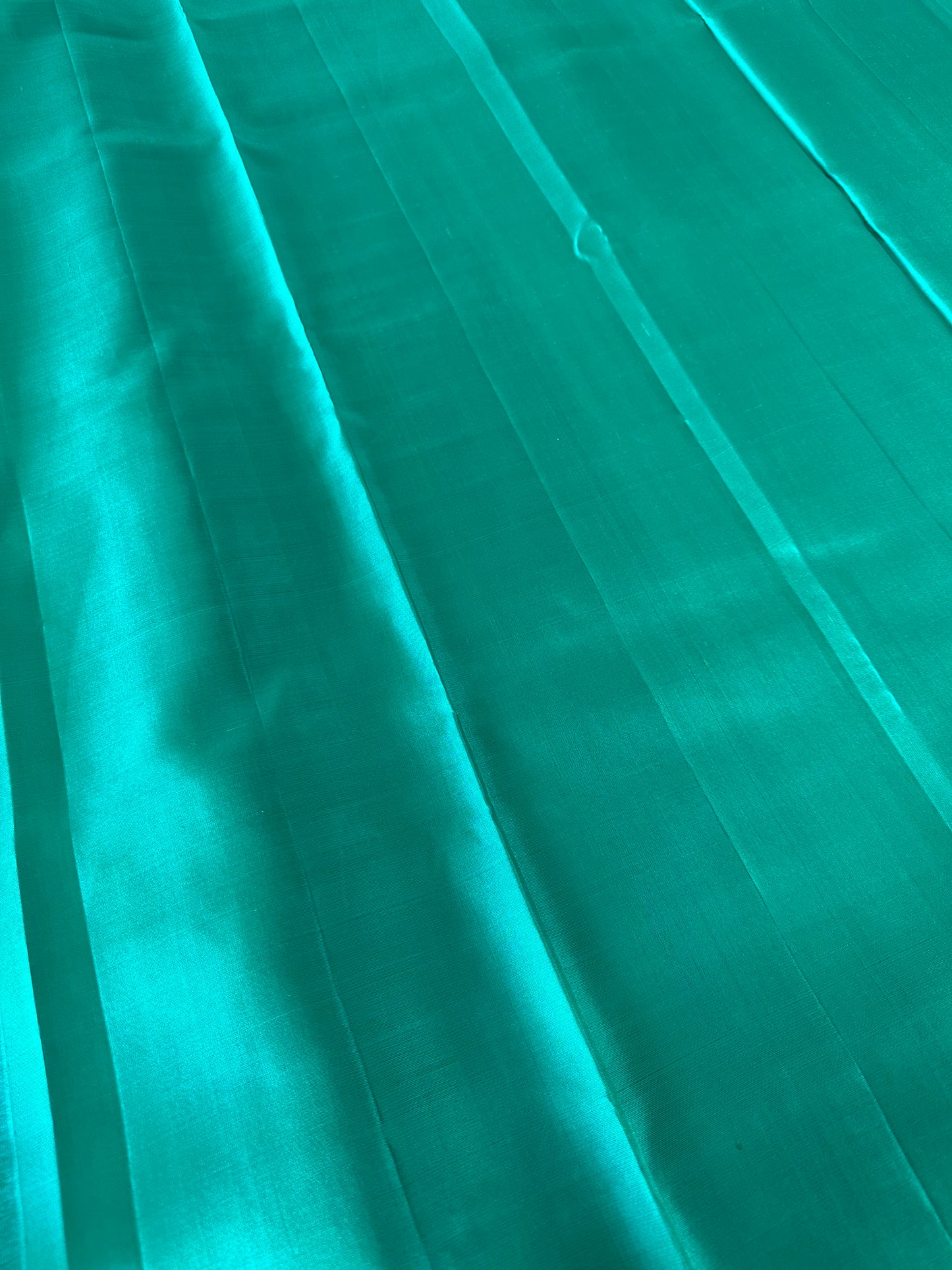 Dark Blue & Turquoise Kanjivaram Pure Soft Silk Saree