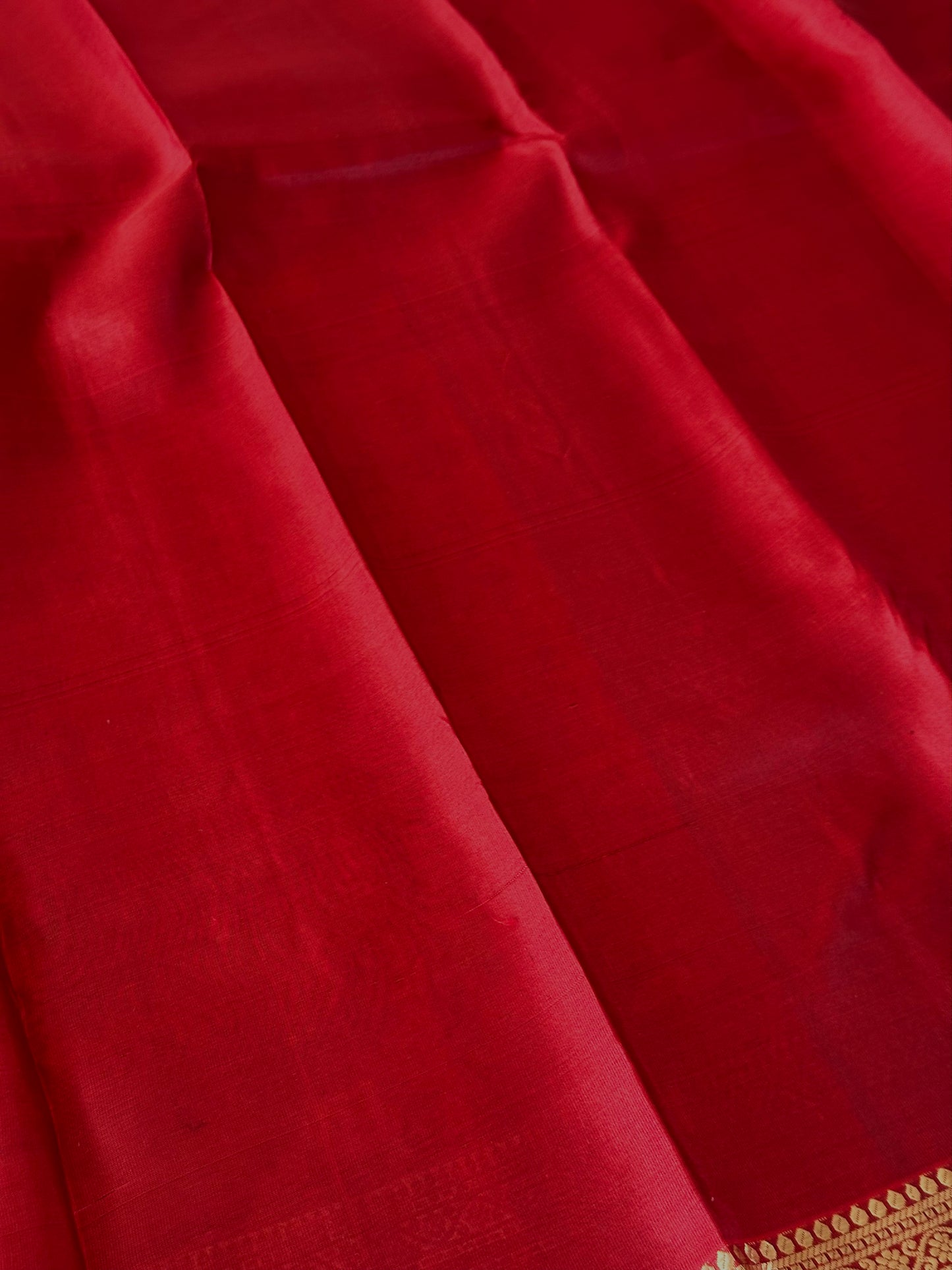 Red Kanjivaram Pure Silk Saree