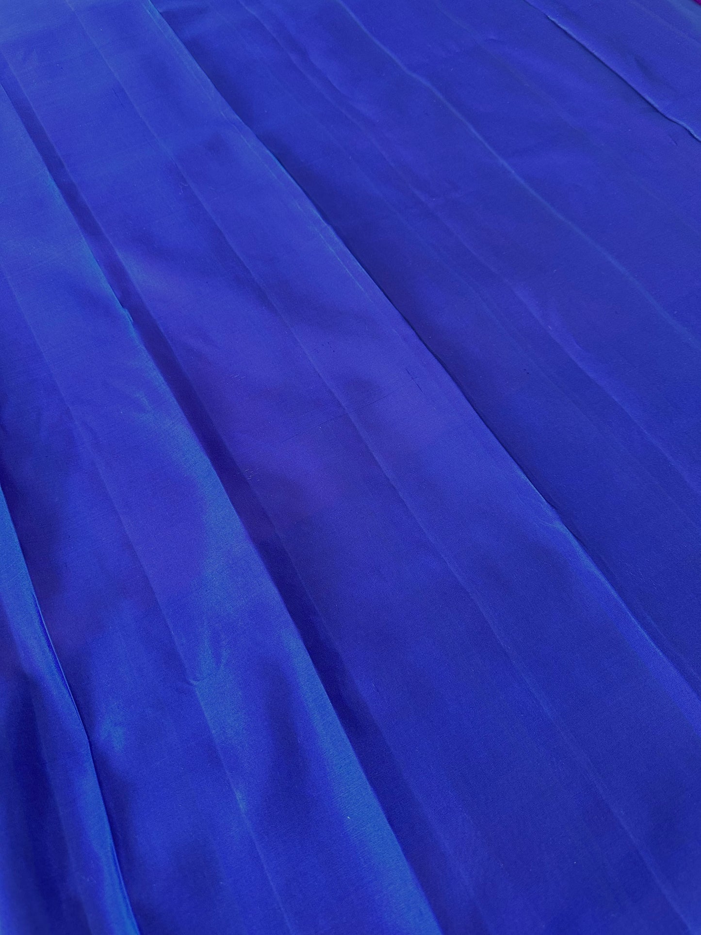 Pink & Purple Kanjivaram Pure Soft Silk Saree