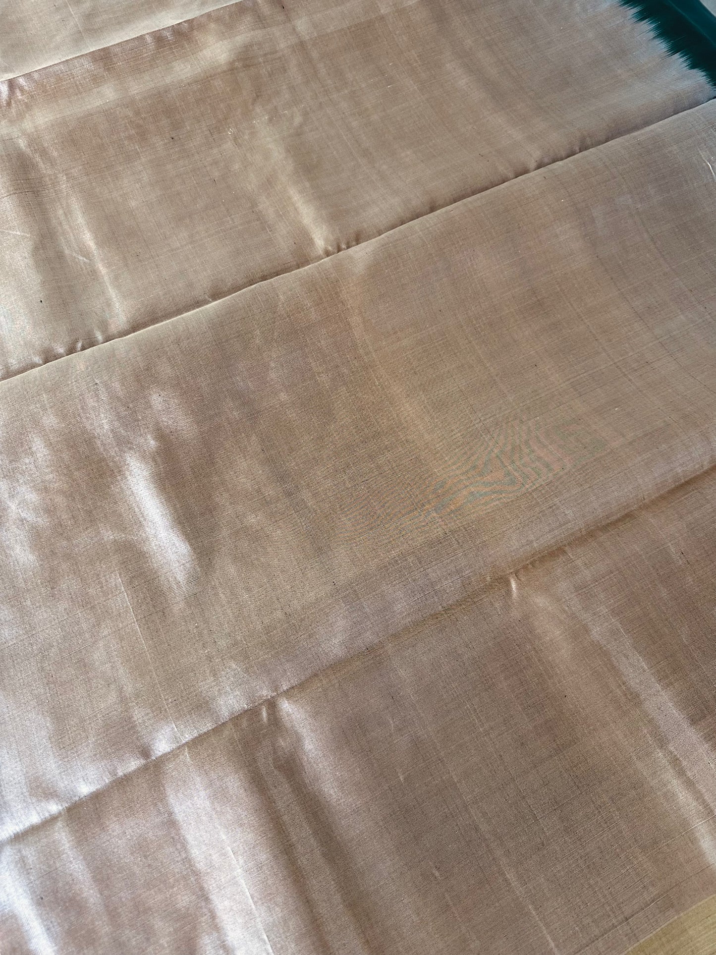 Green & Gold Kanjivaram Pure Soft Silk Saree