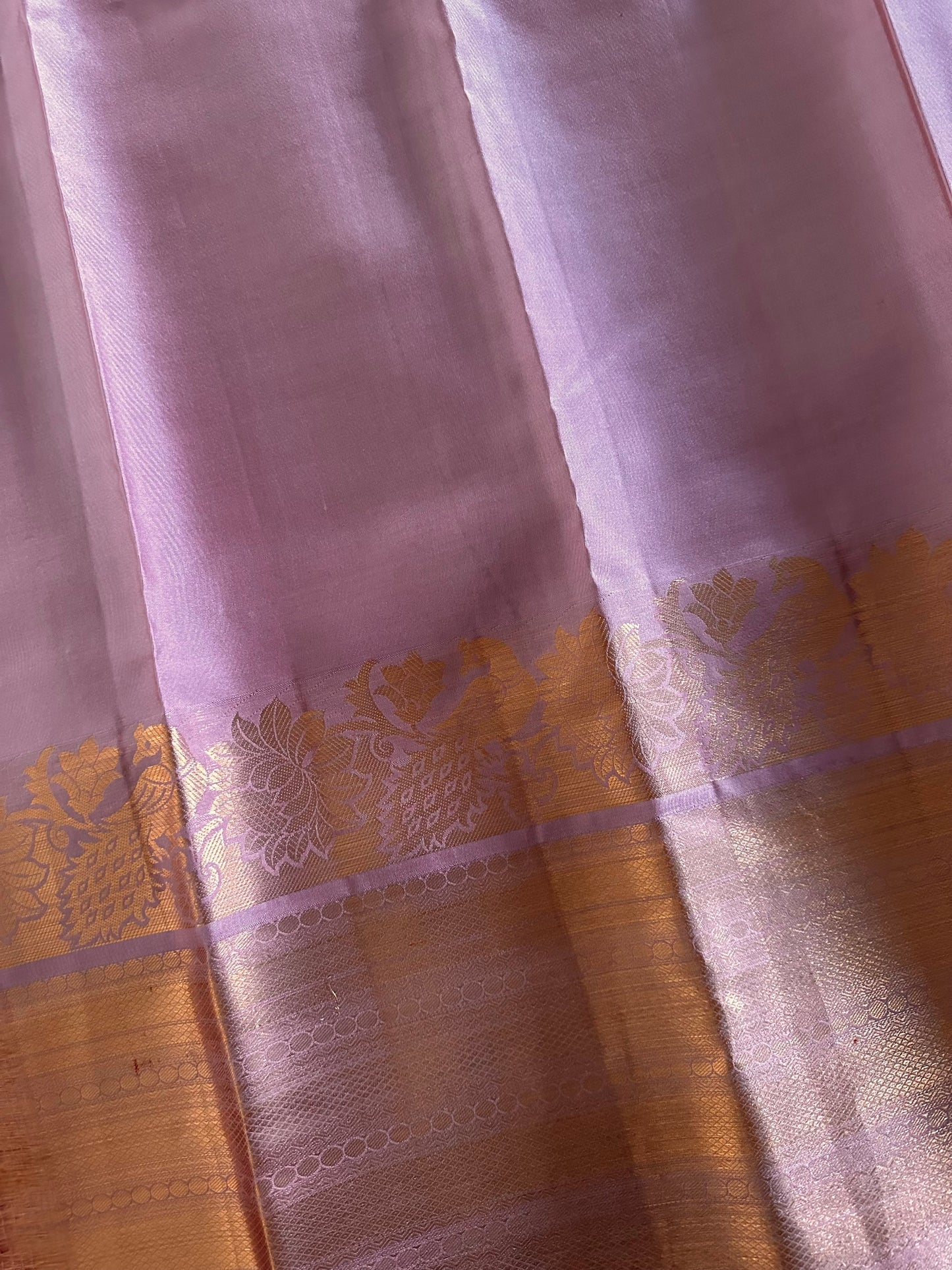 Old Rose Kanjivaram Pure Silk Saree