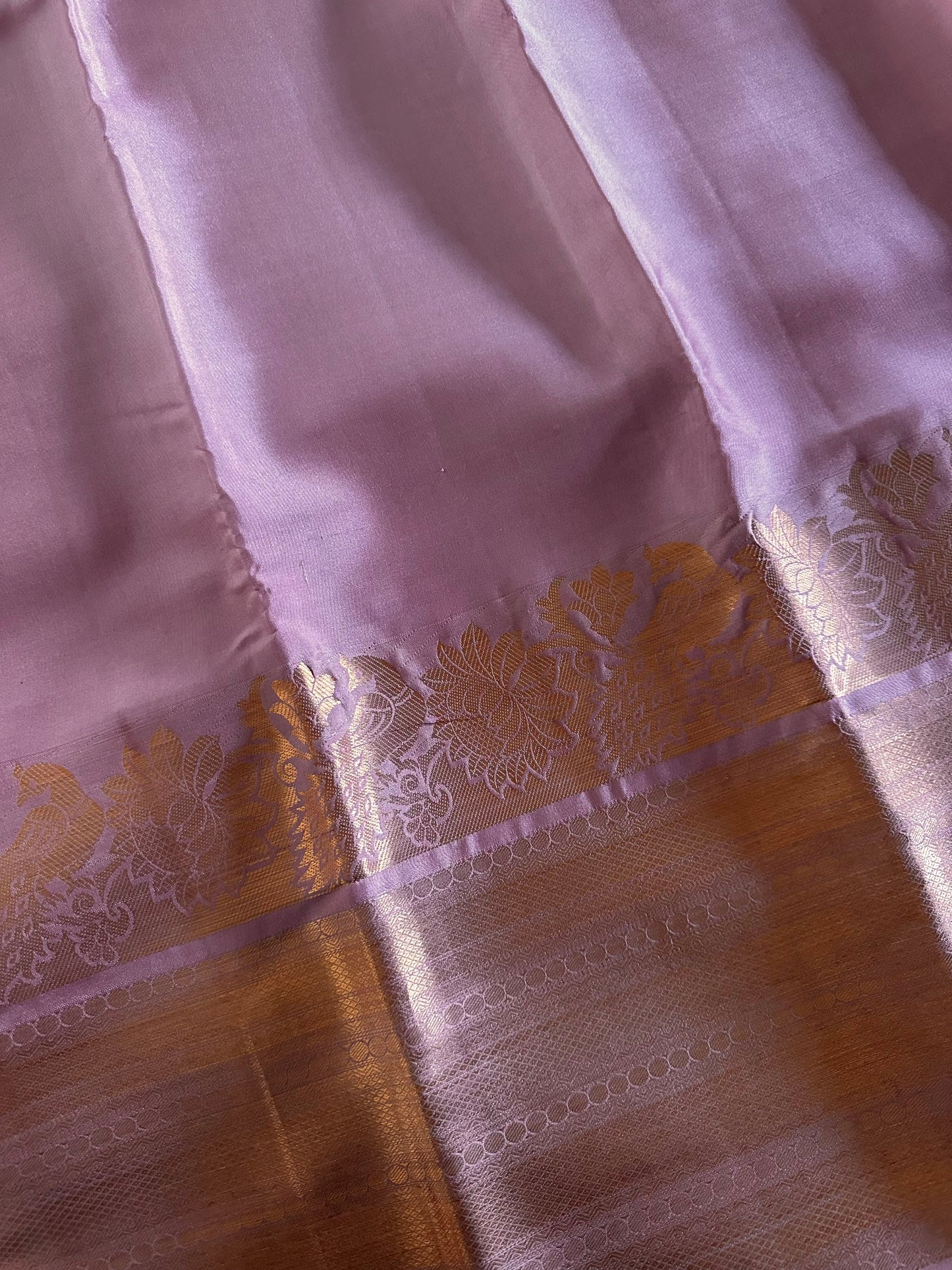 Old Rose Kanjivaram Pure Silk Saree